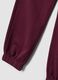 Purple regular-fit fleece joggers in pure cotton_3