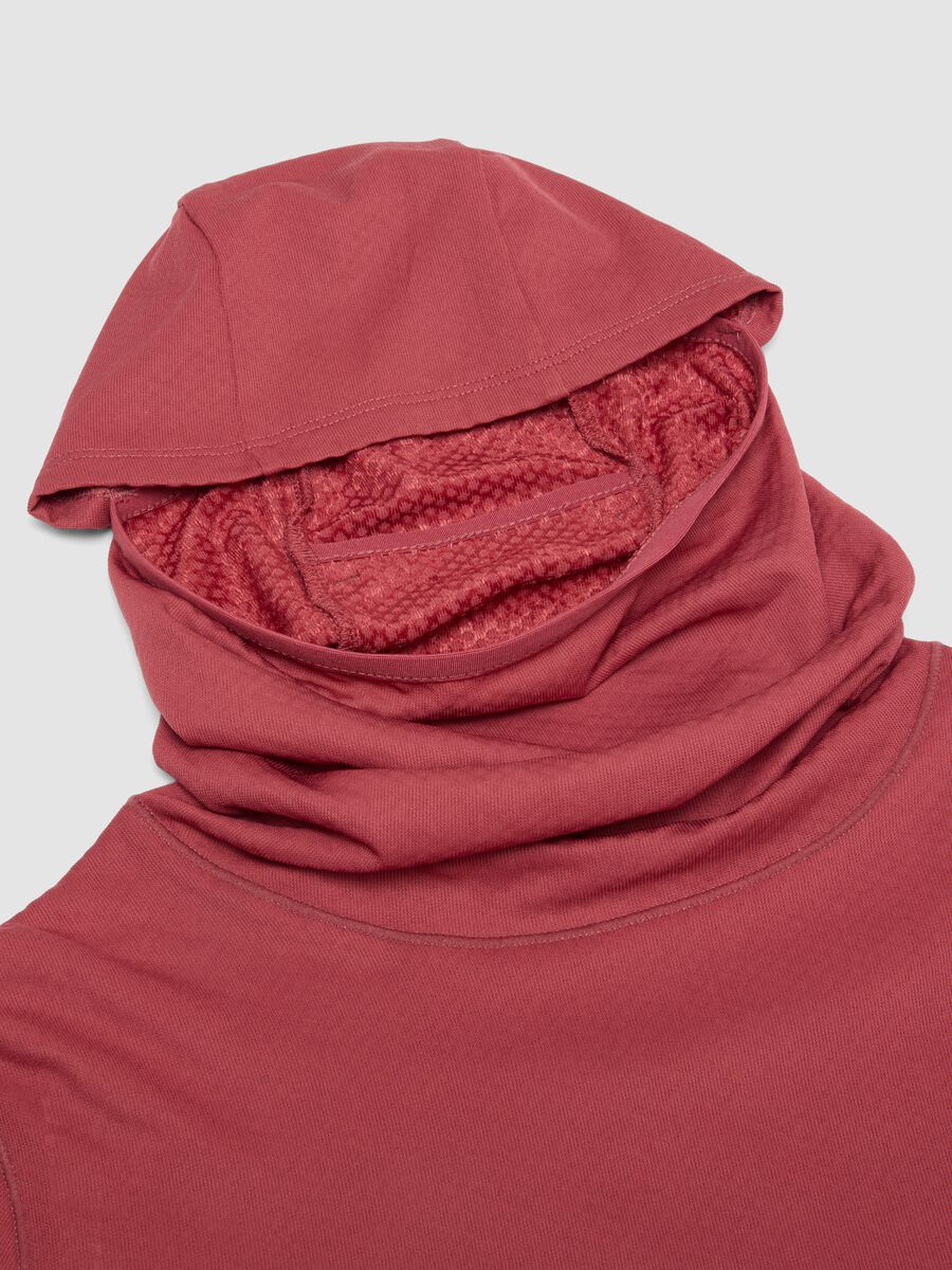 Breathable Red Hooded T-Shirt ALTAVIA WITH DEBORAH COMPAGNONI_7