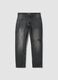 Regular-fit grey denim jeans in stretch cotton_4