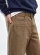 Jeans marroni in puro cotone barrel fit_1
