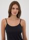 Black stretch crew-neck vest top, regular fit_1