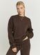 Brown cotton blend sweatshirt regular fit_0