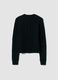 Green crew-neck cable-knit wool-blend jumper, regular fit_6