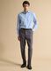 Blue and white striped pure cotton regular-fit shirt_1