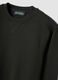 Black crew-neck cotton-blend sweatshirt, regular fit_6