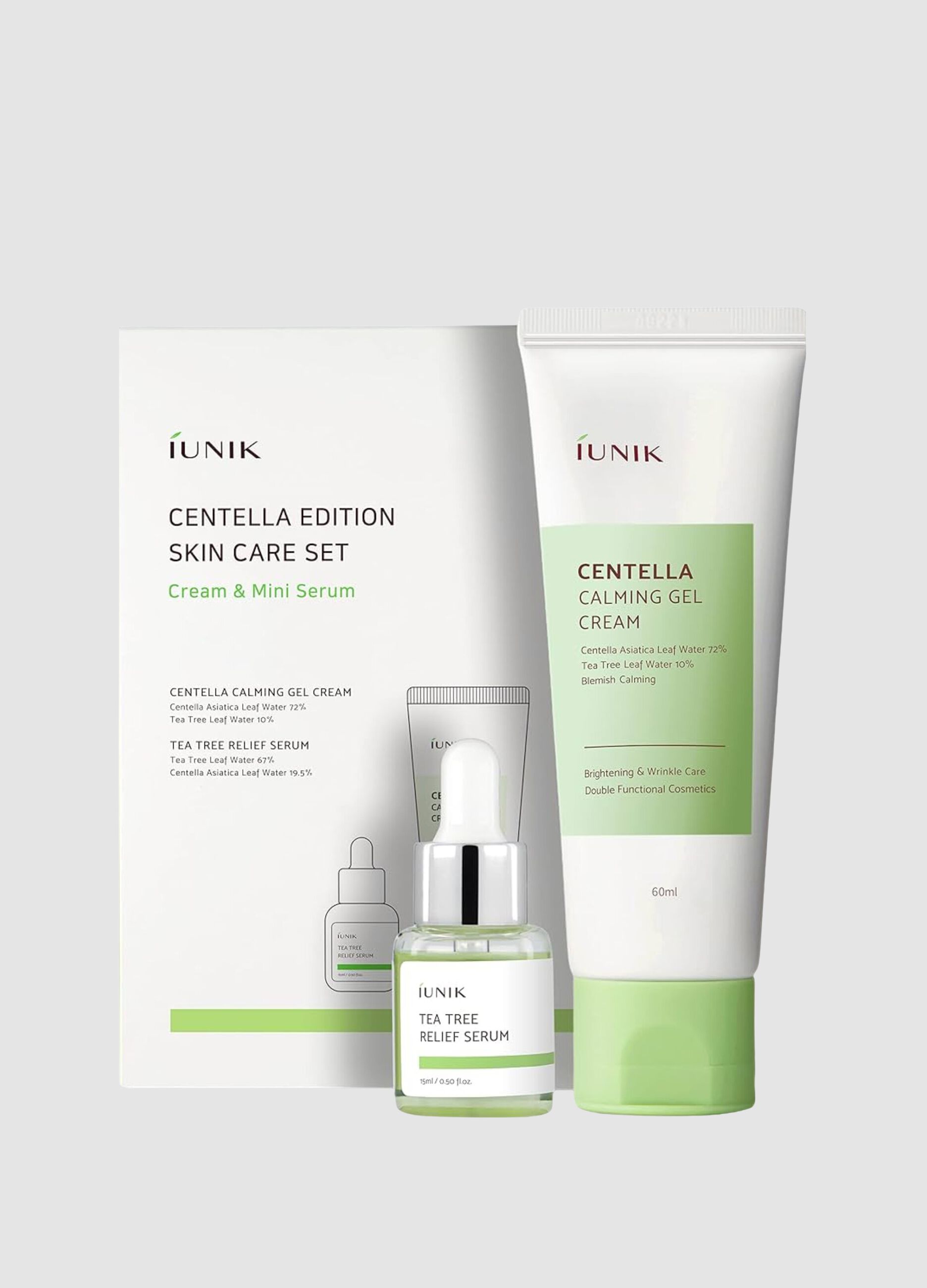 Centella Edition Skincare Set: 60ml Face Cream, 15ml Serum &ndash; Korean Beauty Care