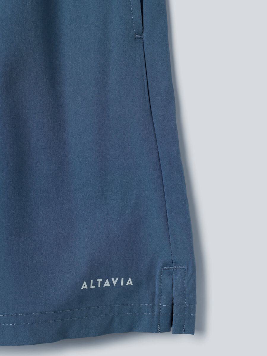 شورت رياضي ALTAVIA COURT باللون الأزرق من قماش تقني مطاطي للأولاد_6