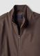 Green padded jacket in a regular fit with zip and high collar_2