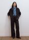Giacca marrone in misto viscosa regular fit_1