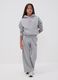 Girls&rsquo; grey cotton-blend regular-fit joggers_0