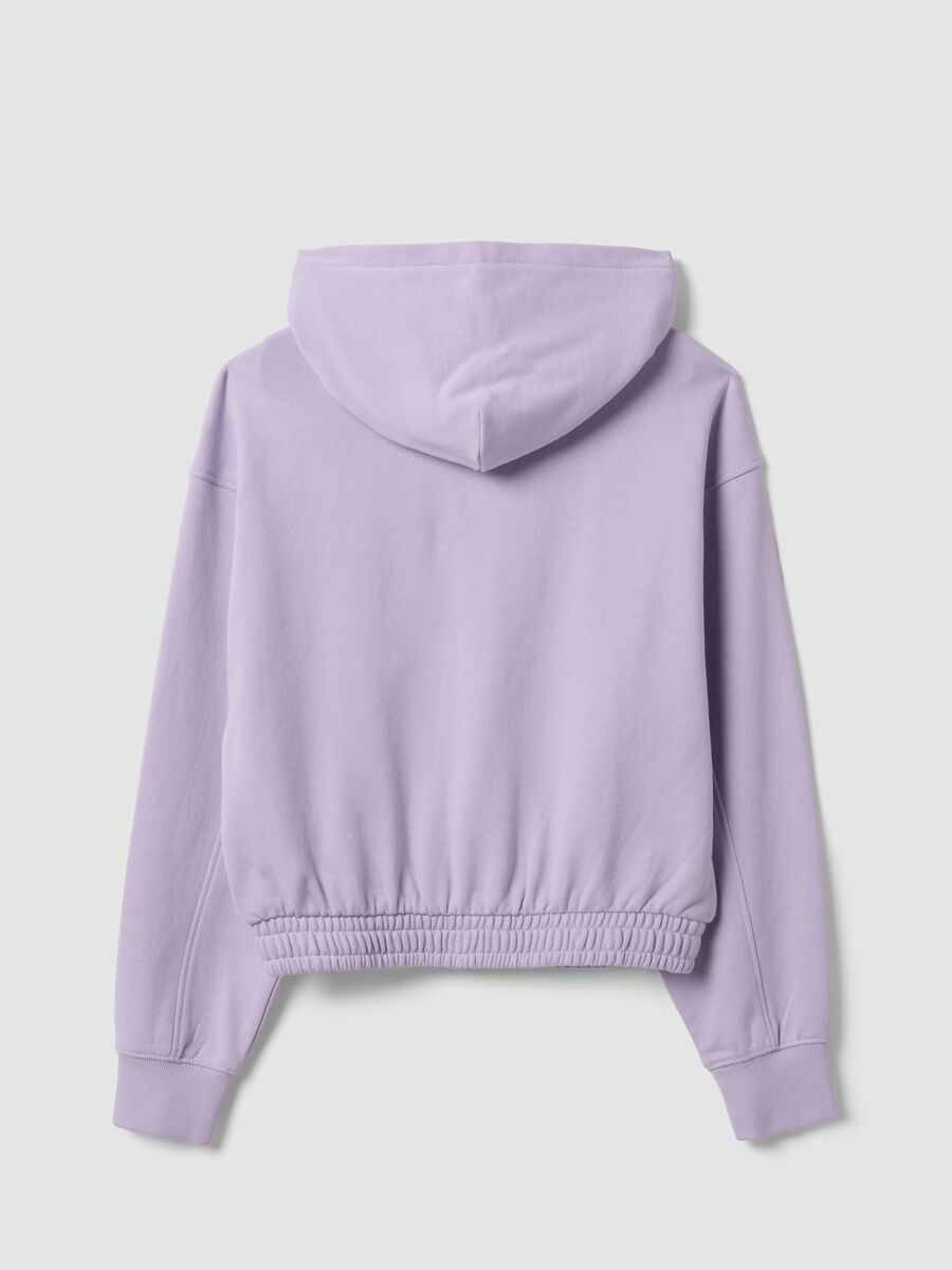 Purple organic cotton hooded sweatshirt_5