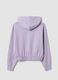 Purple organic cotton hoodie_5