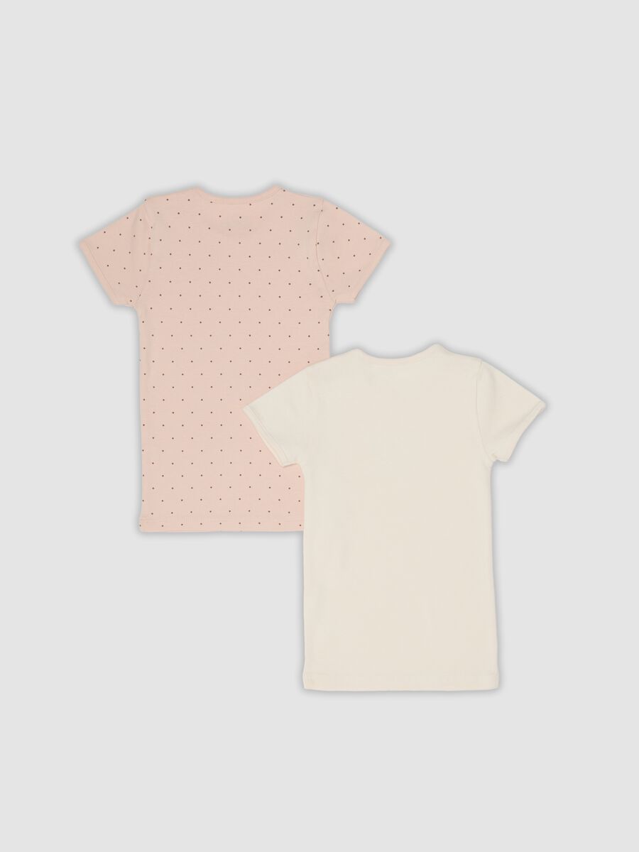 2-pack multicolour organic cotton crew-neck T-shirts with print_1