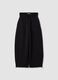 Black cotton-blend baggy-fit joggers_4
