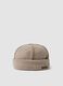 Beige teddy-effect beanie ALTAVIA WITH DEBORAH COMPAGNONI_0