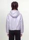 Girls&rsquo; grey hooded rain jacket with zip_3