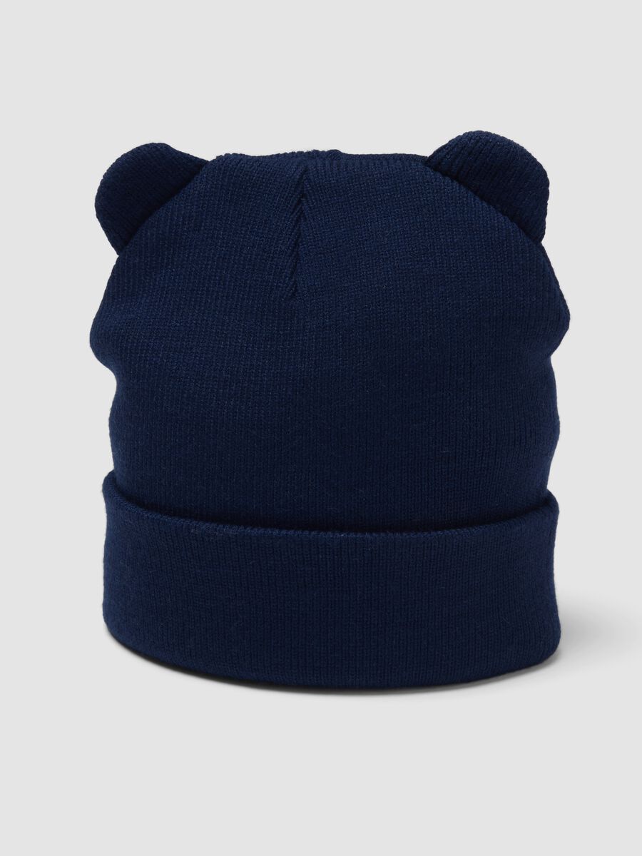 Blue viscose-blend jersey knit hat_2