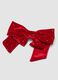 Fiocco rosso con strass per capelli_2