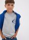 Grey pure cotton Lakers print T-shirt for boys_0
