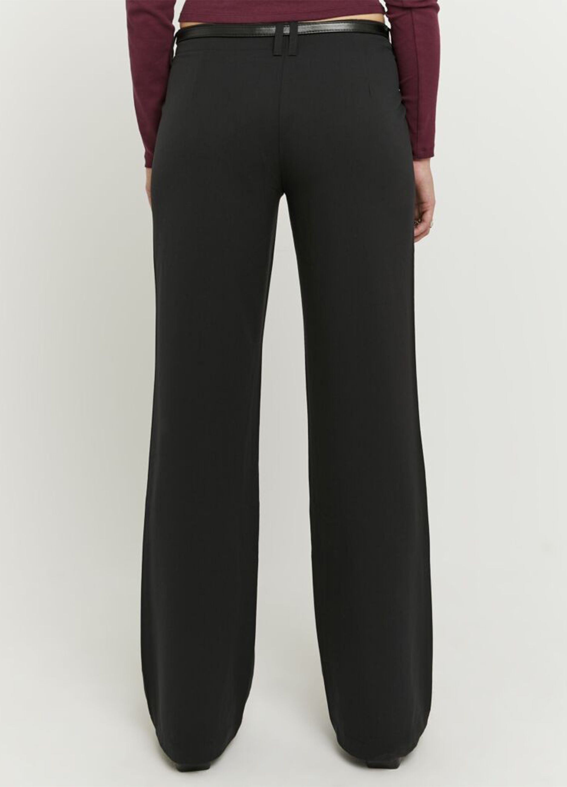 Regular Fit Black Trousers