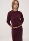 Maglia viola in lana elasticizzata a girocollo_2