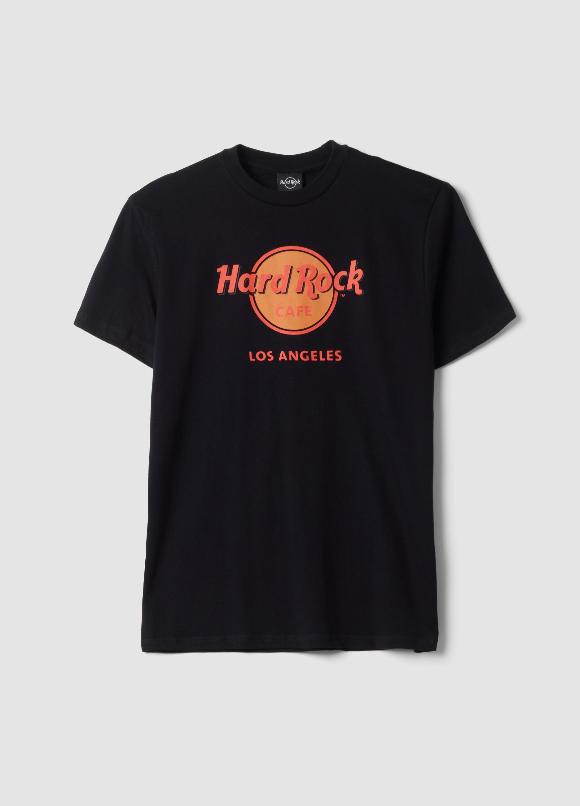 Black 100% cotton T-shirt with Hard Rock Cafe print