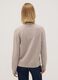 Beige viscose-blend ribbed high-neck jumper, regular fit_3