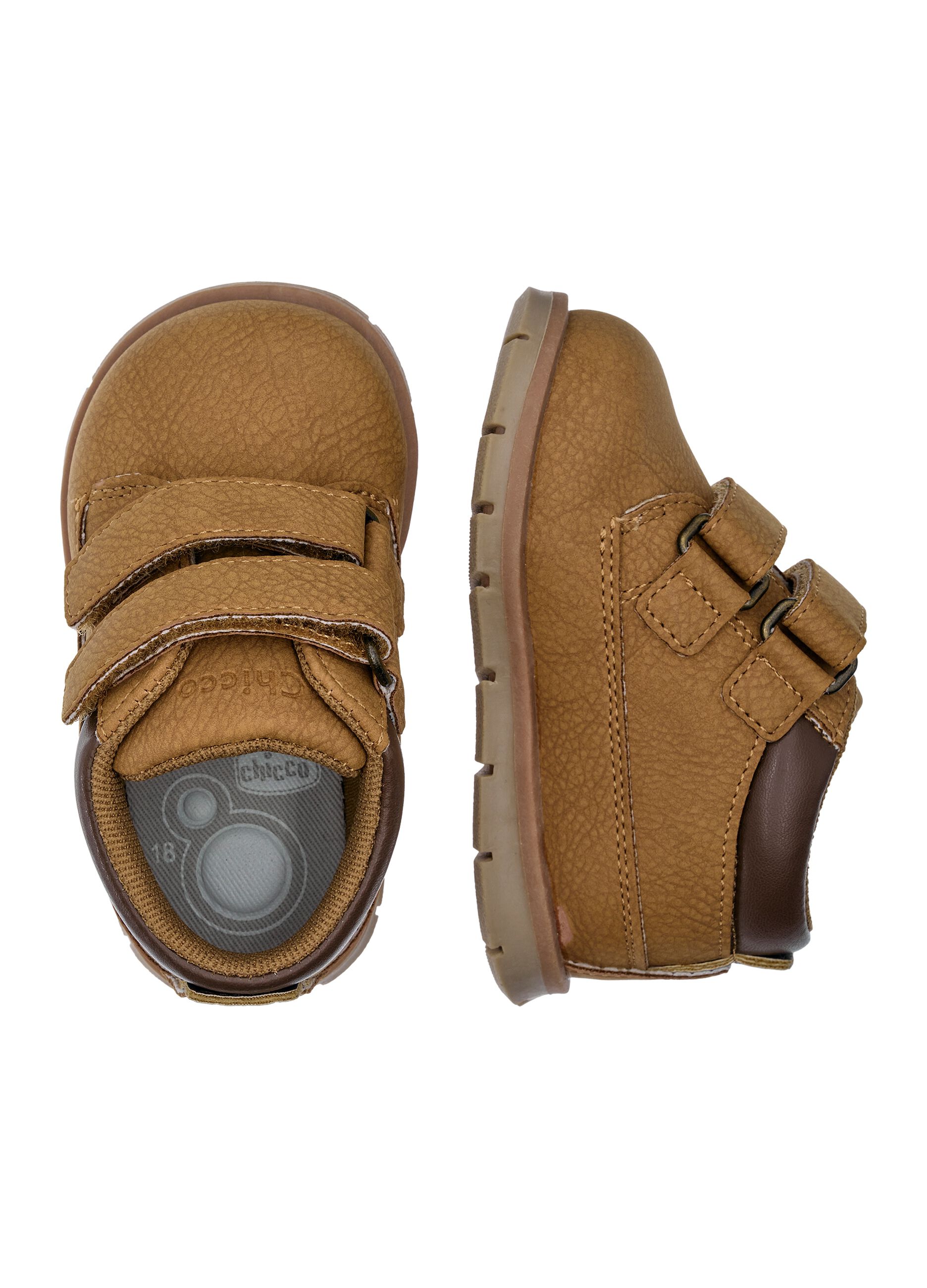 Brown shoes for children