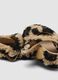 Scarpine beige animalier imbottite con cinturino_2