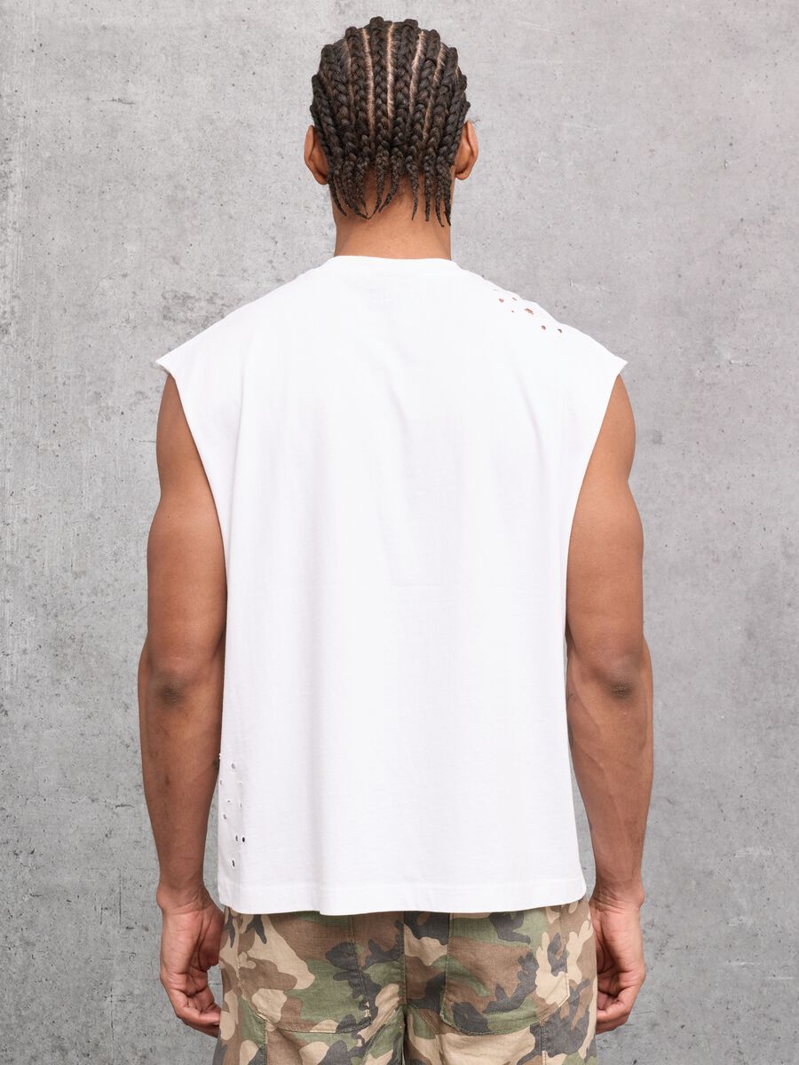 Sunfaded White Tank Top_1