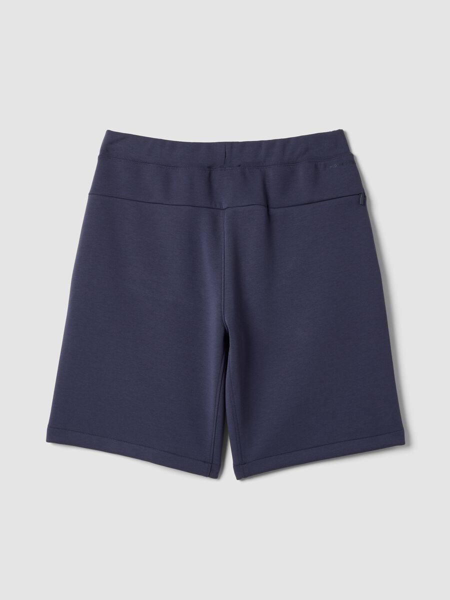 Breathable blue 2-way stretch shorts_6