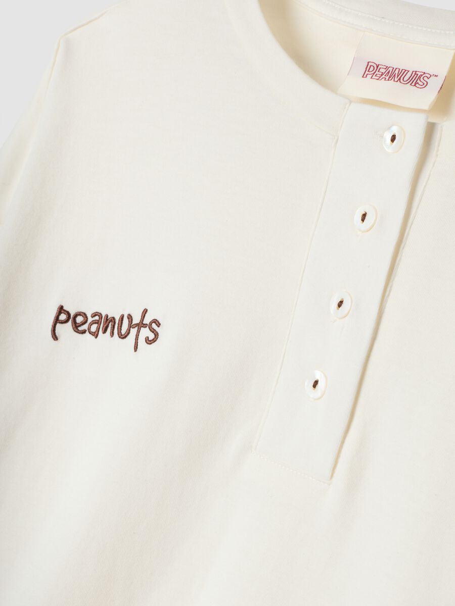 بيجاما بنية من قطن عضوي 100% بطابع Peanuts_5