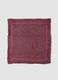Purple viscose and wool-blend scarf with fringed edges_1