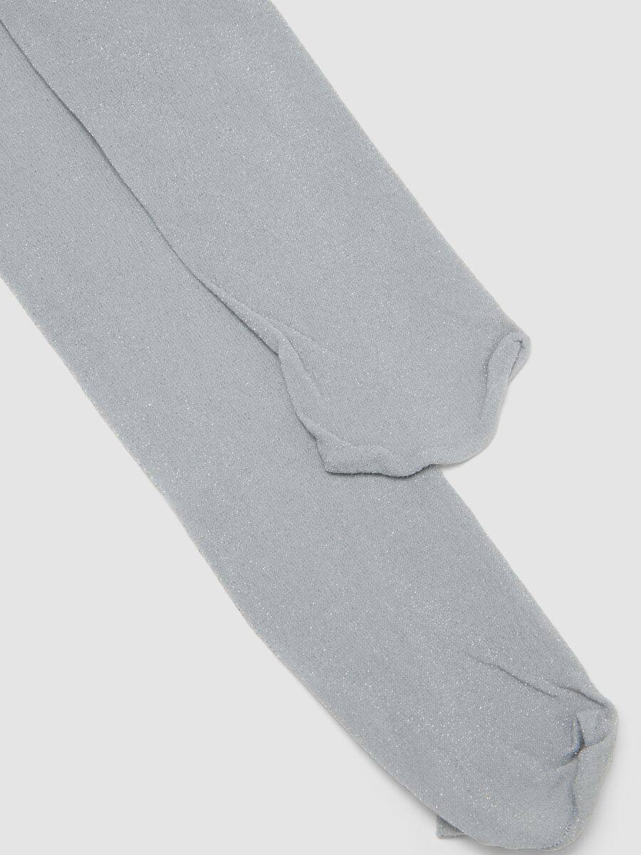Grey stretch-fabric tights_2