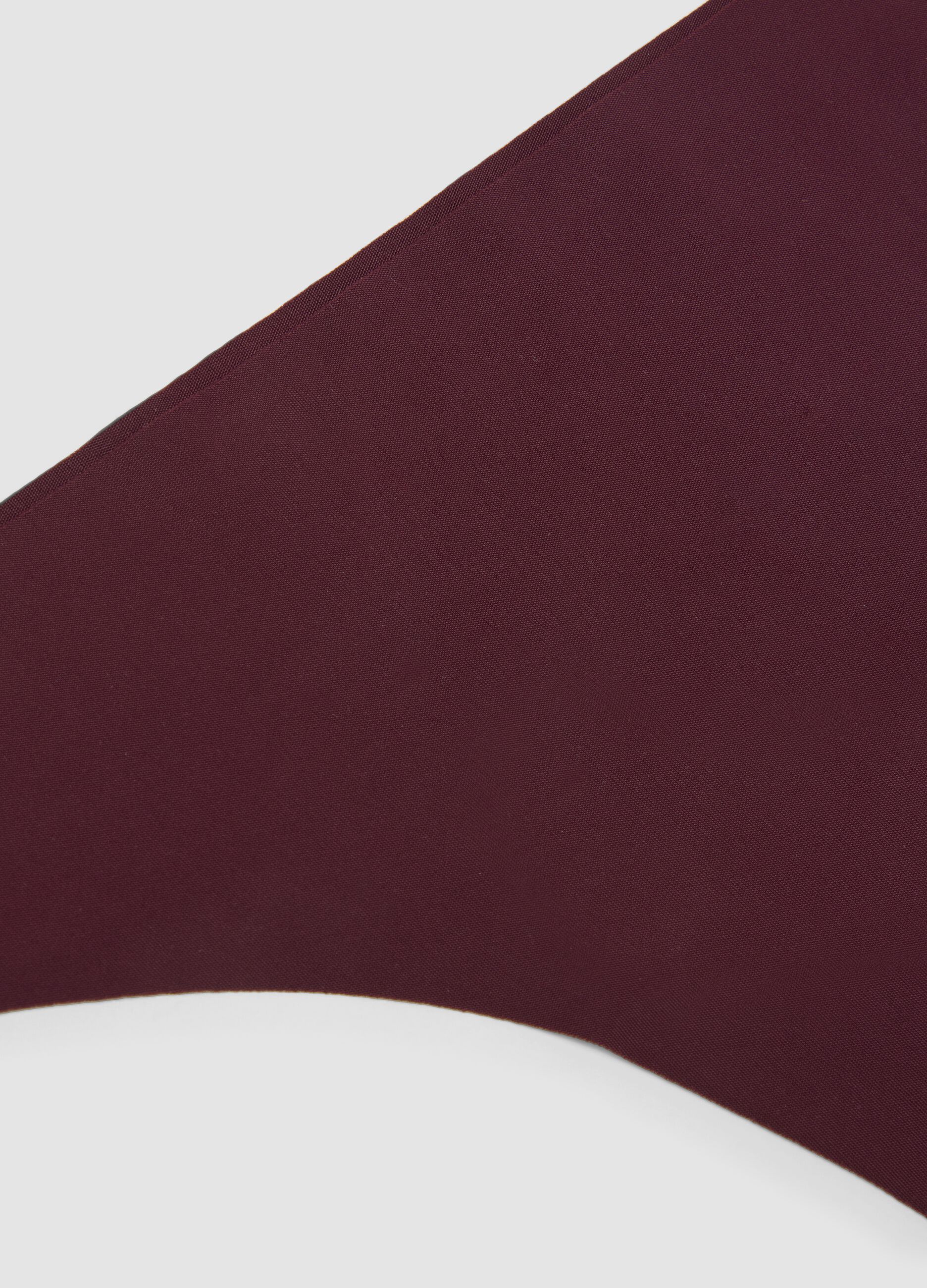 Purple Brazilian briefs in stretch fabric