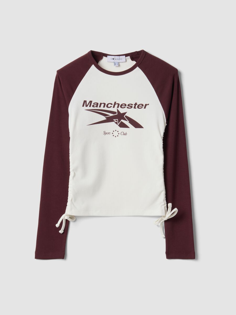 White stretch cotton crew-neck T-shirt_0