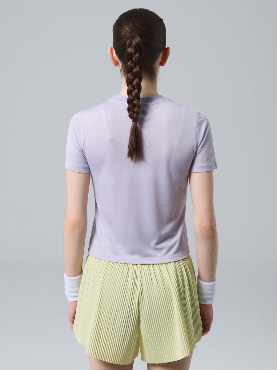 Purple technical sports T-shirt ALTAVIA COURT_2