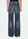 Jeans denim blu super wide leg in puro cotone_2