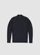 Black Technical Mock-Neck Longsleeve_0