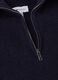 Blue stretch wool half-zip jumper_1