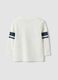 White organic cotton crew-neck T-shirt for baby boy_1