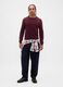 Purple Cotton Blend Sweater_2