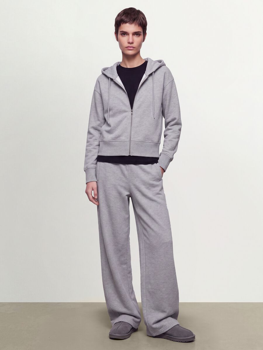 Jogger grigi in misto cotone barrel fit_0