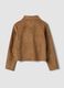Beige regular-fit shacket with patch pockets_6