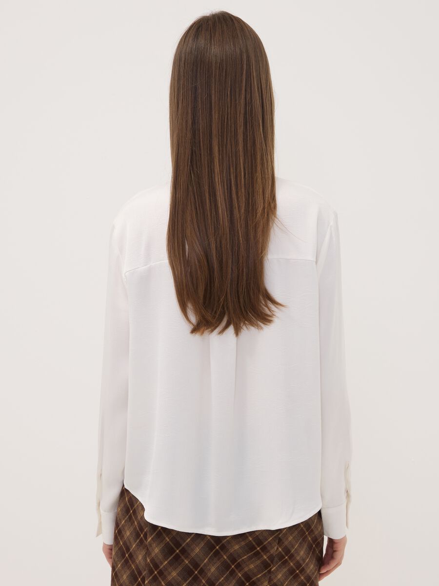 White regular-fit shirt with classic collar_3