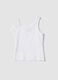 White stretch cotton top_4