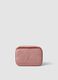 Pink stretch-fabric jewellery case with zip_0