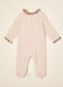 IANA baby girl stretch viscose-blend tricot romper_1