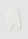Off-white organic cotton sleepsuit with Winnie the Pooh print_1