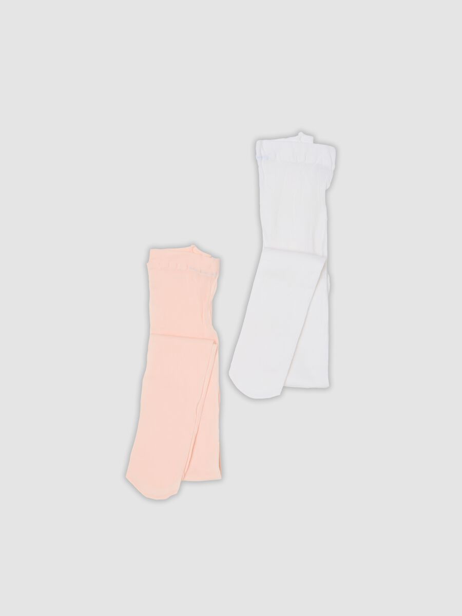 2-pack of white stretch tights_0